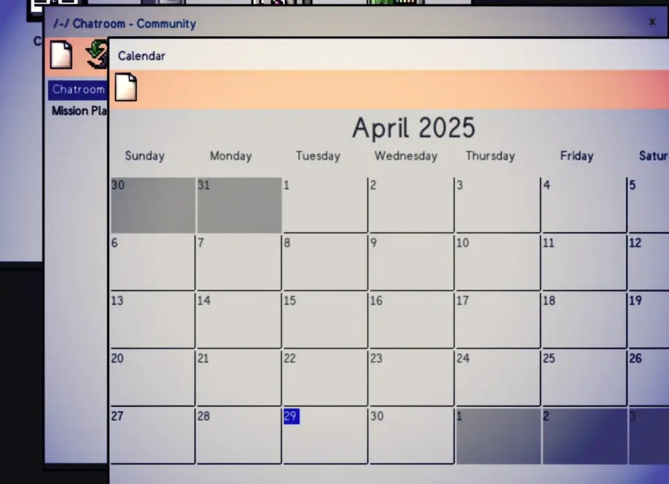 Calendar View